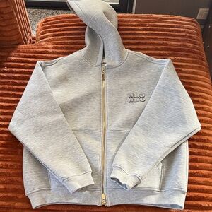 Miu Miu Zip-Up Hoodie